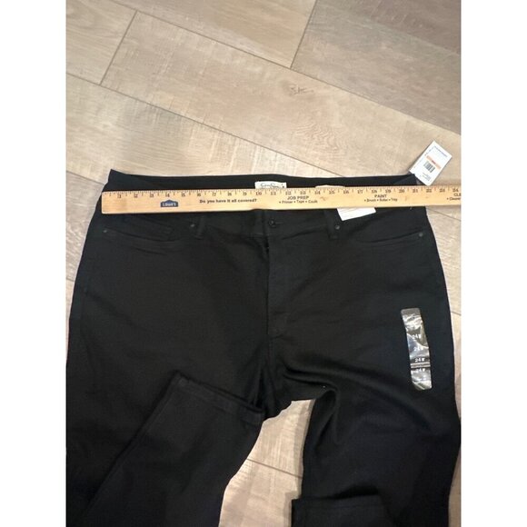 JESSICA SIMPSON WOMENS Plus Kiss Me Super Skinny Jeans BLACK NEW 24W - Picture 5 of 10